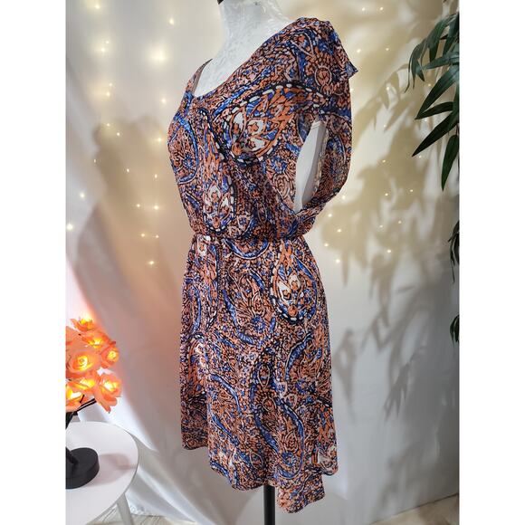 The Limited Outback Red Lot of 2 Flutter Sleeve A-Line Boho Dresses Womens XS - Picture 6 of 14